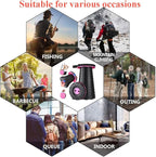 Fishboy Upgraded Collapsible Stool, 400lbs Max Weight, Lightweight But Sturdy, Portable Retractable Folding Telescoping Foldable Camping Stool for Adults Outdoor Fishing Hiking BBQ