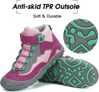 Mishansha Kids Hiking Boots Toddler Girls Boys Hiking Shoes Water-Resistant Anti-Collision Non-Slip Athletic Outdoor Trekking Boots