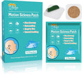 30ct Motion Sickness Patches Non Drowsy – Sea Sickness Patches for Cruise, Car, Airplane, and Other Travel – Waterproof Patch Hidden Behind Ear – Effect Lasts 72 Hours