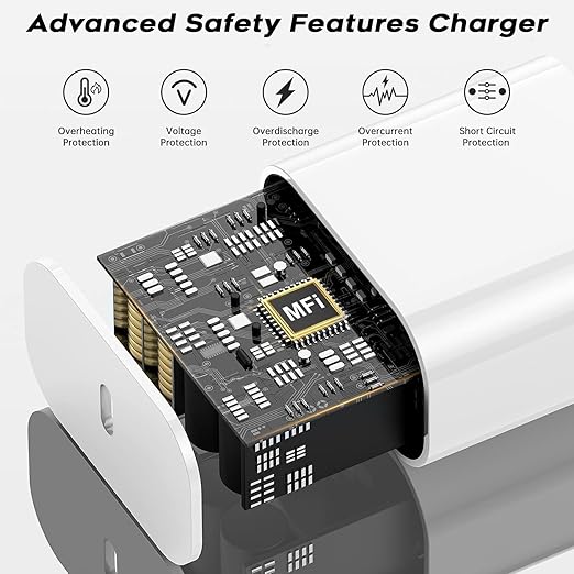 [Apple MFi Certified]Fast iPhone 14 Charger 3Pack,10FT USB C to Lightning Charging Cord with Fast USB Type C Charger Adapter for iPhone 14/14 Pro Max/13 Pro/13/12 Mini/12 Pro Max/11Pro Max/Xs and iPad