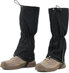 likloks Adjustable Leg Gaiters for Men & Women - Lightweight & Waterproof Gaiter for Hiking, Snow, Trail, Trekking, Hunting, Climbing