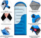 Sleeping Bags for Adults&Kids,Lightweight Waterproof Warm Weather Sleeping Bag,Compact Portable Sleeping Bag for Camping,Essentials Gear for Camping Hiking Outdoor Travel