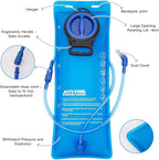 JOYHILL TPU Hydration Bladder,1.5L 2L 3L Water Bladder for Hiking Backpack BPA Free Leak Proof Hydration Pack
