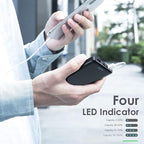 [2 Pack]Portable Charger Power Bank 10000mAh,Ultra Slim Portable Phone Charger with USB C Input & 2 Output Backup Charging External Battery Pack Compatible with iPhone 16/15/14/13/12,Android Phone etc