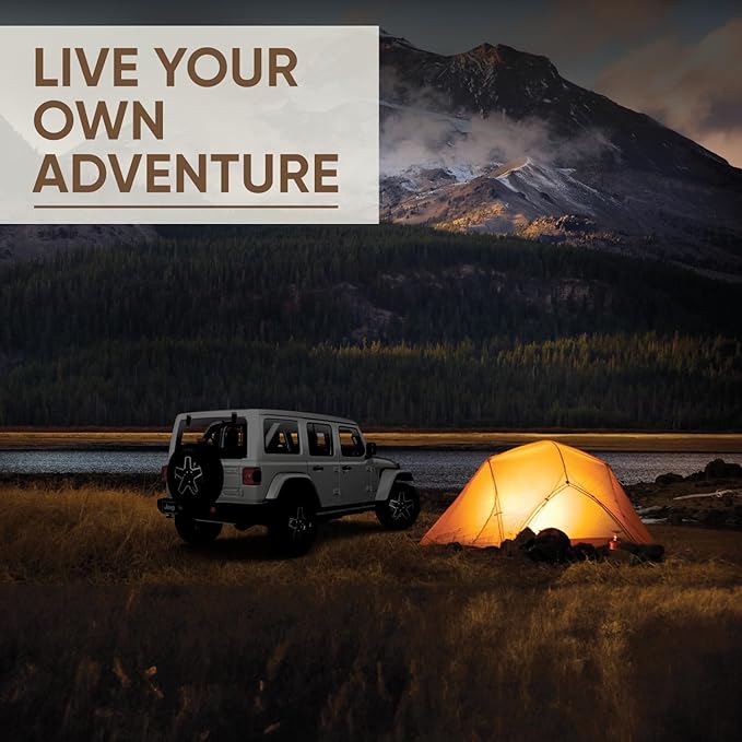 Energizer Jeep Multi-Purpose Hands-Free Rechargeable LED Light, 450 Lumens, Trail-Ready Clip-on Light, Headlamp, and Magnetic All in One