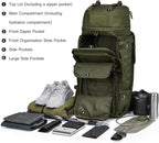 Mardingtop 75L Molle Hiking Internal Frame Backpacks with Rain Cover for Camping,Backpacking,Travelling