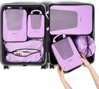 BAGSMART Compression Packing Cubes for Travel, 6 Set/5 Set/4 Set, Compression Suitcase Organizer Bags Set for Suitcases Travel Essentials, Lightweight Packing Organizers