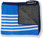 Nomadix Original Towel - Perfect for Beach, Pool, Travel, Camping, Yoga - Made with Recycled Materials - Super Absorbent - Sand Resistant - Poolside Navy - 72.5x30