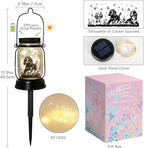 Cocker Spaniel Dog Gifts for Women/Men Cocker Spaniel Solar Lanterns Birthday Dog Lovers Lantern Pet loss Dog Memorial Lights Solar Garden Decoration for Yard, Patio,Backyard,Porch Torches Light