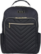 Kenneth Cole REACTION Women's Chelsea Chevron 15" Laptop and Tablet Backpack, Black