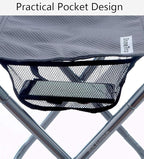 AOUTACC Ultralight Portable Folding Camping Stool for Outdoor Fishing Hiking Backpacking Travelling(XL:13"x14"x15";Large:11.8"x11"x11.4"; Medium:8.3"x9.5"x 11")