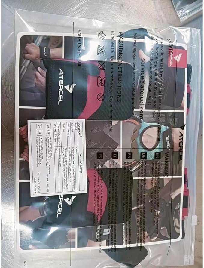 ATERCEL Workout Gloves for Men and Women, Exercise Gloves for Weight Lifting, Cycling, Gym, Training, Breathable and Snug fit