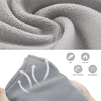 Fleece Sleeping Bag Liner, 75" Long Zipper Microfiber Fleece Travel Single Sleeping Bag Camping Blanket, Indoor Outdoor Blanket for Adults & Children