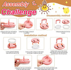 14oz Insulated Vacuum Food Jar with Buckle Lid,Soup Thermo for Hot Food Kids,Wide Mouth Leakproof Stainless Steel Lunch Container with Spoon-Mermaid