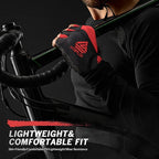 Bike Gloves for Men Women with Anti-Slip Shock-Absorbing Pad, Light Weight Half-Finger Cycling Gloves