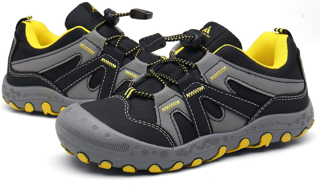 Mishansha Boy's Girl's Hiking Shoes Low Top Sneakers Outdoor Trekking Walking Climbing Running Shoes