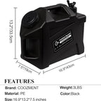 3.2 Gallon/5 Gallon Water Containers with Spigot, BPA Free Water Jug, Military Green Water Tank, Multifunction Water Storage Containers for Camping Outdoor Hiking,Emergency Stroage