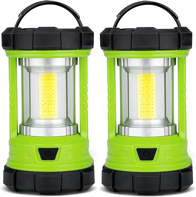 Camping Lantern 3000LM, LED Lanterns for Power Outages with 4400mAh Phone Charger, Impact-Resistant Rechargeable Lantern, 5 Light Modes Waterproof Lantern for Hurricane Emergency