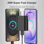 Type C Charger, 25W USB C Wall Charger Super Fast Charging & 6.6FT USB C to C Charger Cable for Samsung Galaxy S26/S25/S24/S24Ultra/S24+/S23/S23Ultra/S23+/S22/S22Ultra/S22+/S21/S21Ultra/S20/Note 20
