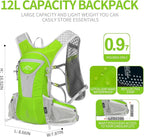 Hydration Pack Backpack, Lightweight Water Backpack with 2L Leakproof Hydration Bladder Daypack for Men Women,Running Hydration Vest for Outdoor Trail
