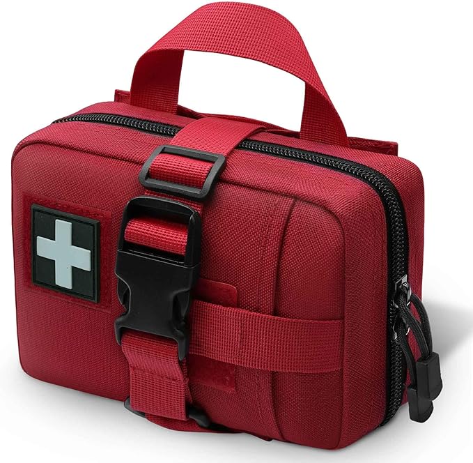 Upgrade Molle Rip Away Ifak Pouch, Tactical Small Belt First Aid Pouch Medical Utility EMT Pouch Only