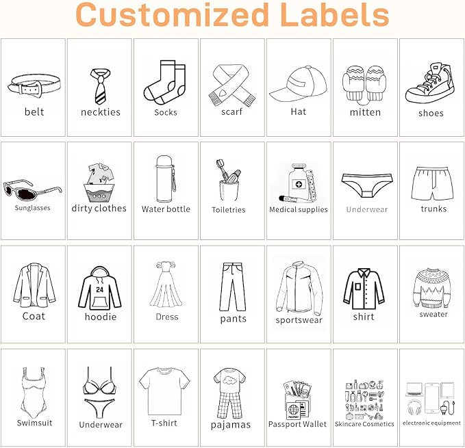 Compression Packing Cubes for Travel 6 Set Expandable Packing Organizers Durable Luggage Bags Organizers for Suitcases Travel Accessories (Beige)