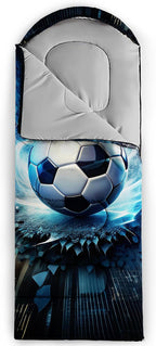 AILONEN Outer Space Astronaut Camping Sleeping Bags,Lightweight & Waterproof,3 Season Warm & Cool Weather,Cartoon Sleeping Bags for Kids,Boys Girls Travelling,Outdoors