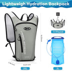 Maelstrom Running Hydration Vest, Hiking Backpack with 2L Water Bladder for Cycling Rave for Men Women