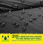 Bessport Sleeping Bag Winter | Flannel Lined 18℉ - 32℉ Extreme 3-4 Season Warm & Cool Weather Adult Sleeping Bags Large | Lightweight, Waterproof for Camping, Backpacking, Hiking