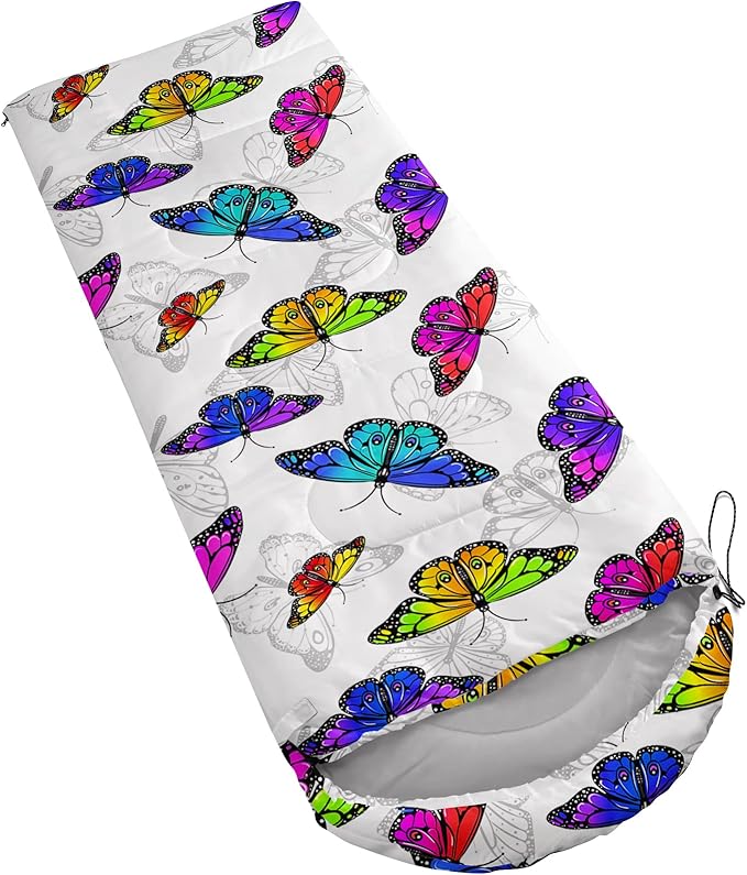 QOOMO Camping Sleeping Bags,3 Season Warm & Cool Weather,Lightweight,Waterproof Sleeping Bags for Adults & Kids,Traveling,and Outdoors,Camping Gear Equipment