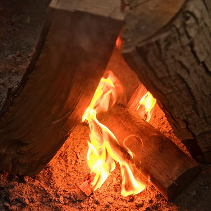 2lb Fatwood Fire Starter Sticks | 100% Natural Fire Starters for Campfires, Firepit, Wood Stoves, Fireplaces, BBQ | Start a Fire w/Just 2 Sticks | Camping Essentials by Billy Buckskin (2lb Bag)
