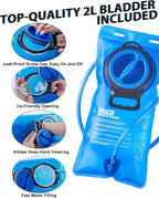 Running Vest for Women and Men, Hydration Running Backpack, Runners Vest, Hydration Vest, with Front Phone Holder, Adjustable Chest and Waist Strap - 2L Wide-Open Water Bladder Included