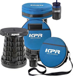 2025 Upgraded Collapsible Stool & 3IN1 Cushioned Carry Bag, Portable Telescopic Camping Chair, Adjustable Height Folding Step Stool Retractable Seat or Footrest for Outdoors & Indoor, Max 620lbs