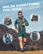 Running Vest for Women and Men, Hydration Running Backpack, Runners Vest, Hydration Vest for Walking, Marathon, Hiking
