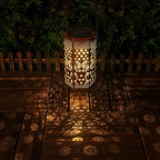 Birthday Gifts for Women Men Mom - Garden Decor Solar Lights Outdoor, 2 Pack Butterfly Solar Lantern Outdoor Waterproof Outdoor Decoration for Outside, Yard, Lawn, Patio Deals