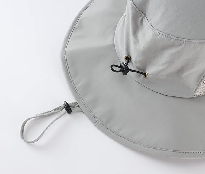 Home Prefer UPF50+ Mens Sun Hat Wide Brim Fishing Hat for Men UV Protection Womens Beach Bucket Hat for Golf Hiking Gardening