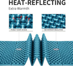 Foam Camping Pads for Hiking, Ultralight Closed Cell Mattress, Waterproof Soft Mat for Adults, Wide Picnic Yoga Mats, Folding Sleeping Pad for Outdoor Backpacking