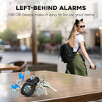 New Smart GPS Tracker [Apple MFi Certified] (iOS Only) | AppleTag Alternative | Replaceable Battery | for Keys, Bags, Luggage & More | Ultra Slim, Lightweight Design