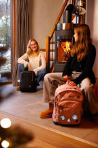 Swissdigital Design Big Student Laptop Backpack with Fun Personalized Patches For College Boy & Girl, Middle High School Teen Bookbag Cool Travel Daypack Orange - Includes 3 Patches | SD1718-33