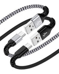 Car play Charger Cable for iPhone 17e 17 Pro Max 16e 16 15 Fast Charging Cord, [2Pack/6FT] USB A to USB C Power Cable for Apple 17 16 15 Pro/Pro Max/Plus Type C Cord, for iPad Pro 12.9/11, Air 5th/4th