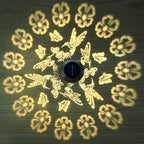 Solar Pathway Lights, Hummingbird Metal Copper Lantern for Garden, Patio, Lawn, Walkway, Outdoor Waterproof Landscape Lighting Decorative, Ideal Gifts for Women, Mom, Grandma