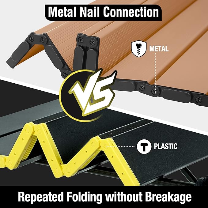 VILLEY Portable Camping Table with Adjustable Legs, Lightweight Aluminum Folding Beach Table with Carrying Bag for Outdoor Cooking, Picnic, Beach, Backyards, BBQ and Party