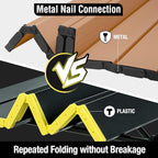 VILLEY Portable Camping Table with Adjustable Legs, Lightweight Aluminum Folding Beach Table with Carrying Bag for Outdoor Cooking, Picnic, Beach, Backyards, BBQ and Party