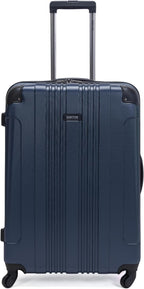 Kenneth Cole REACTION Out of Bounds Lightweight Hardshell 4-Wheel Spinner Luggage, Naval, 28-Inch Checked