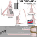 Waterproof Clear Bag for Stadium Events, Women's Crossbody Clear Sling Bag with Coin Wallet, Shoulder Bag for Daily Use