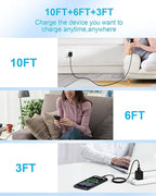 iPhone 17e 17 Carplay Cable USB C Charger Fast Charging for iPhone 17 Pro Max 17Pro Air 16e 16 15 Plus, USB to USB-C Cord USBC Android Auto Car Play Cable Power Wire Type C Apple Galaxy 3FT for Car