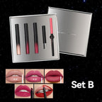 Women’s 5-Piece Long-Lasting Lip Makeup Set | Hydrating with Lipstick, LipGloss, Lip Liner | Daily Beauty Essential Set B One Size