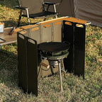 OLG Camp Stove Windscreen 23.6 inch Camping Shield (Tinplate) Wind Screen for Stoves