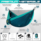 Camping Hammock Mosquito Net,Double & Single Portable Hammocks Hammocks with 2 Tree Straps,Hammock Tent for Travel Camping,Camping Accessories for Indoor Outdoor Hiking Backpacking Backyard Beach