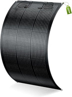 200W Flexible Solar Panel, Portable Bendable 20 Volts Solar Panels 10BB Ultra Lightweight Bendable Mono Cell for RV Camping Home Boat Marine Curve Surface RV Cabin Van Car